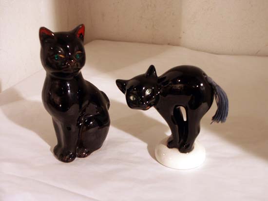 "Two black cats"