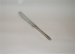 N. 10 coltelli in argento da tavola